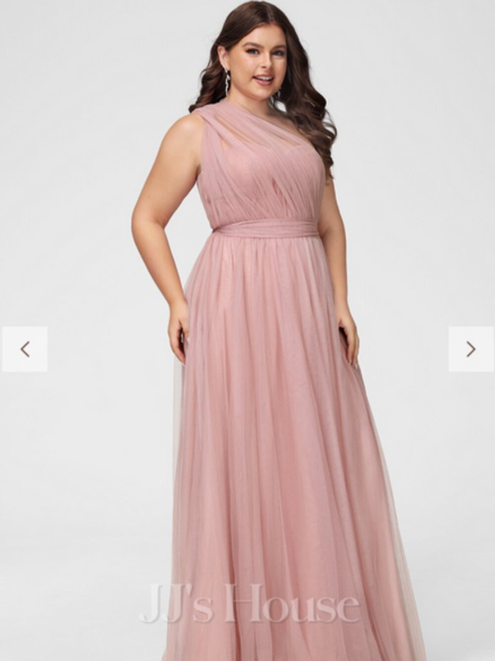 JJ’s House Burgundy Convertible Tulle Gown Size 14 - Picture 3 of 7